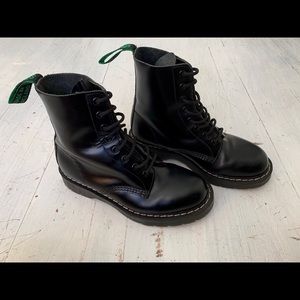 Solovair boots. 8 eye derby made in England